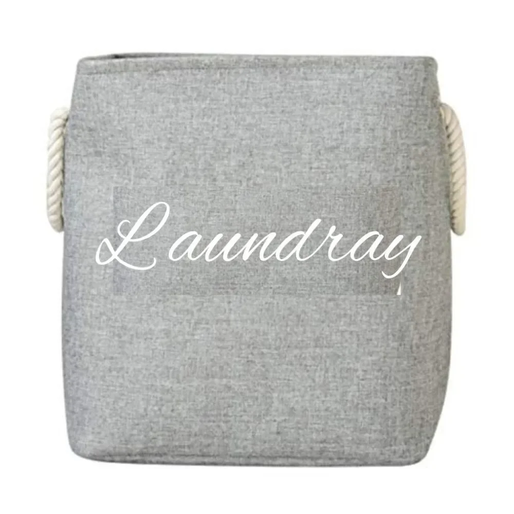 Fabric Laundry Hamper Storage Bag Pop up Collapsible Bin Basket with Rop…